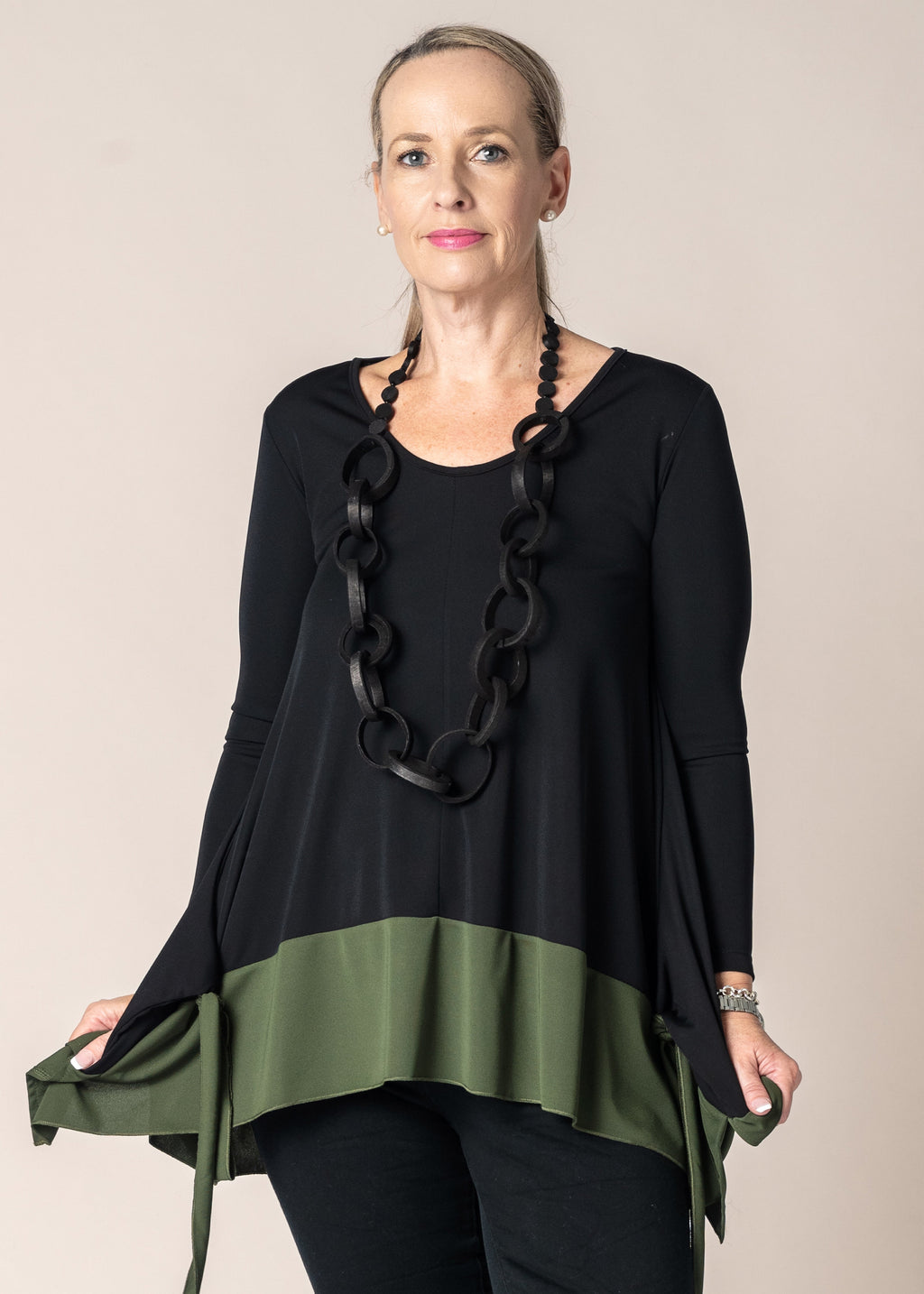 Kristy Top in Khaki