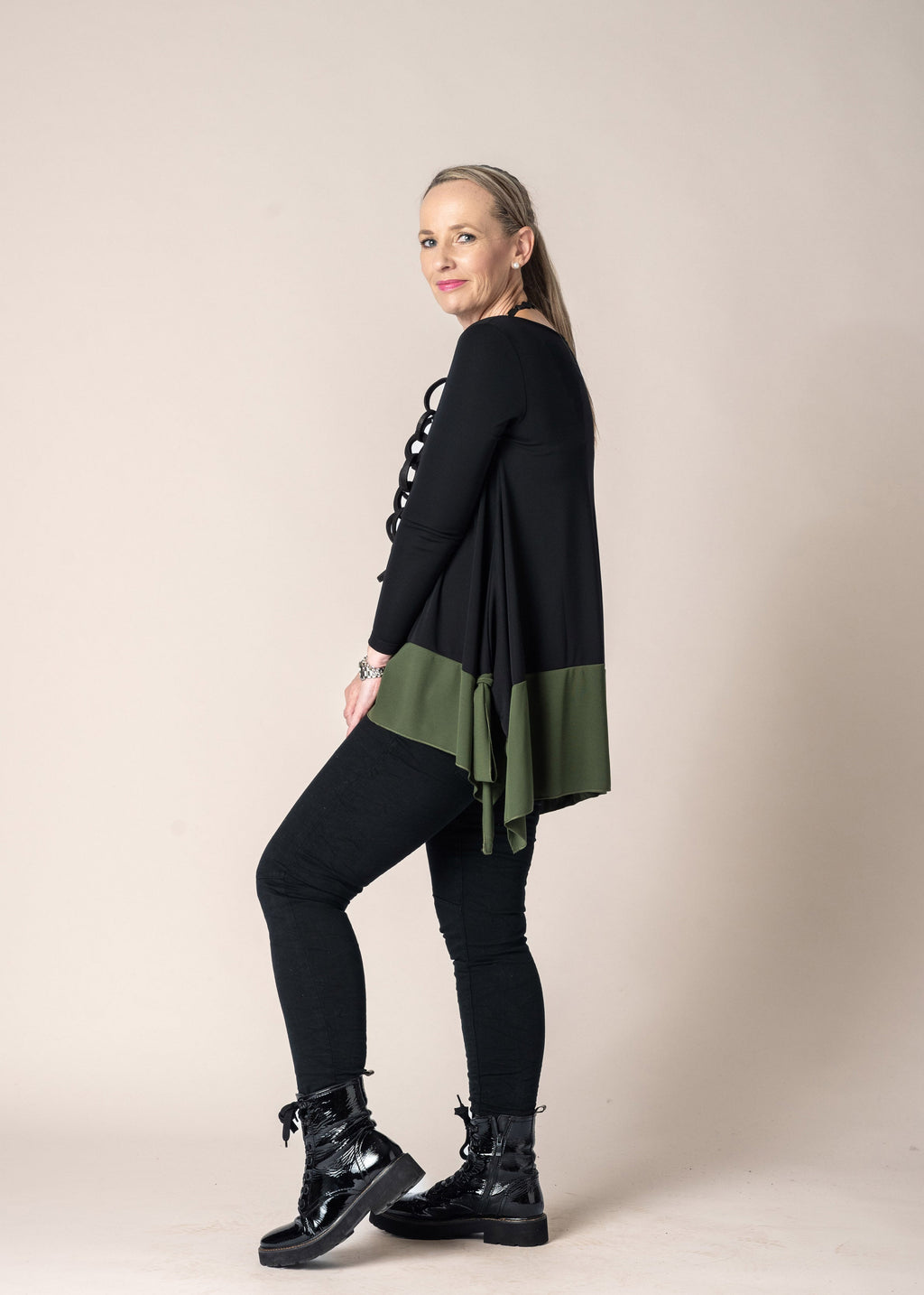 Kristy Top in Khaki
