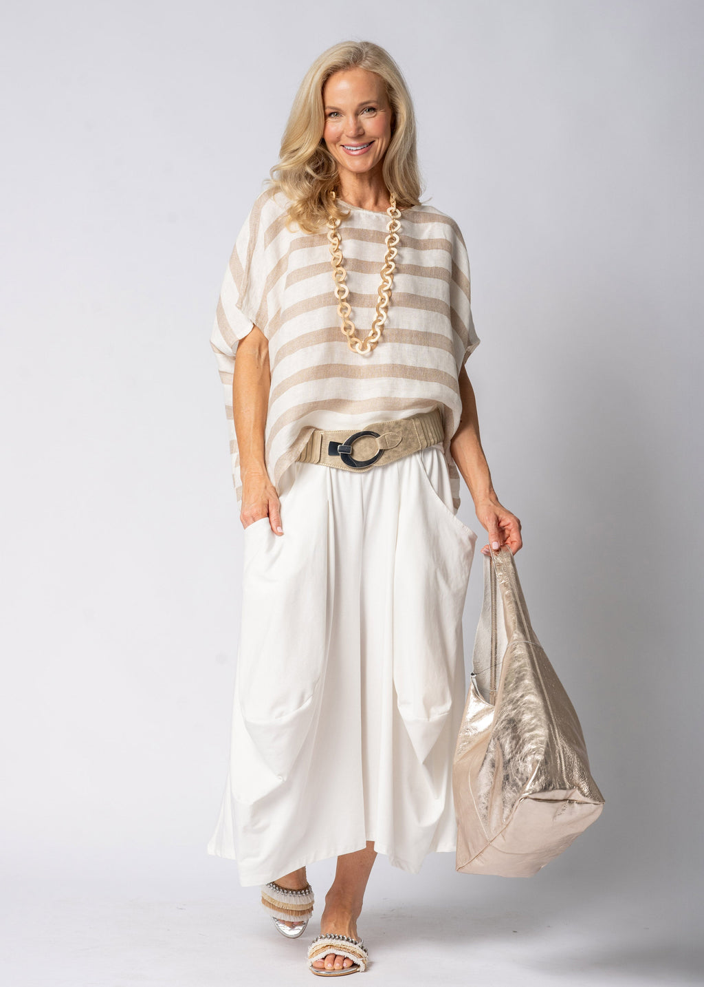 Natalia Pants in Cream