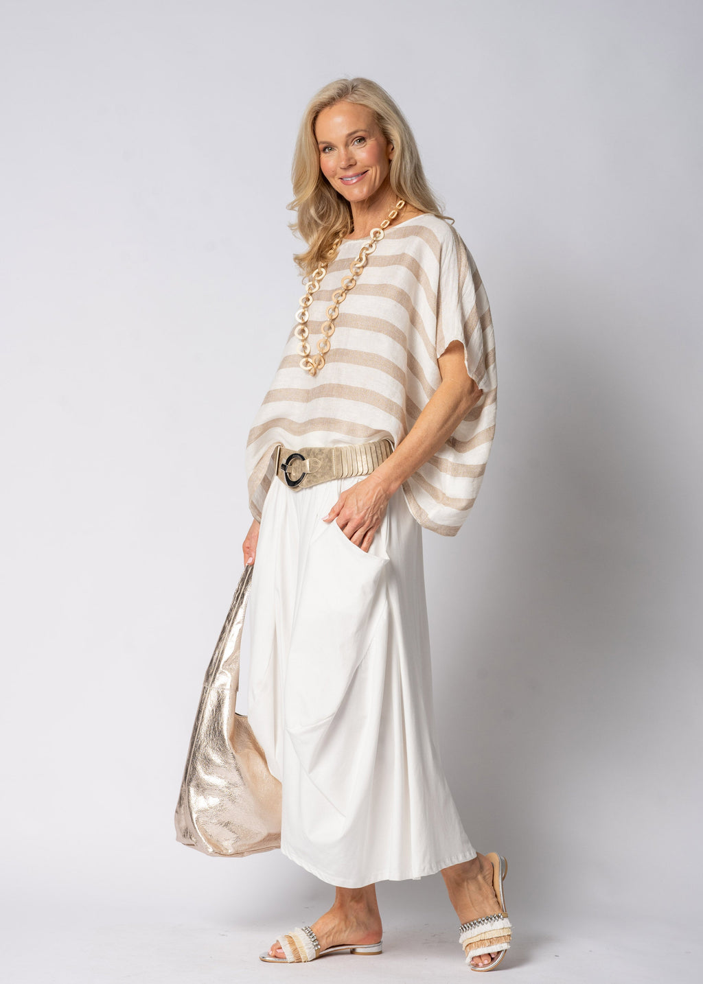 Natalia Pants in Cream