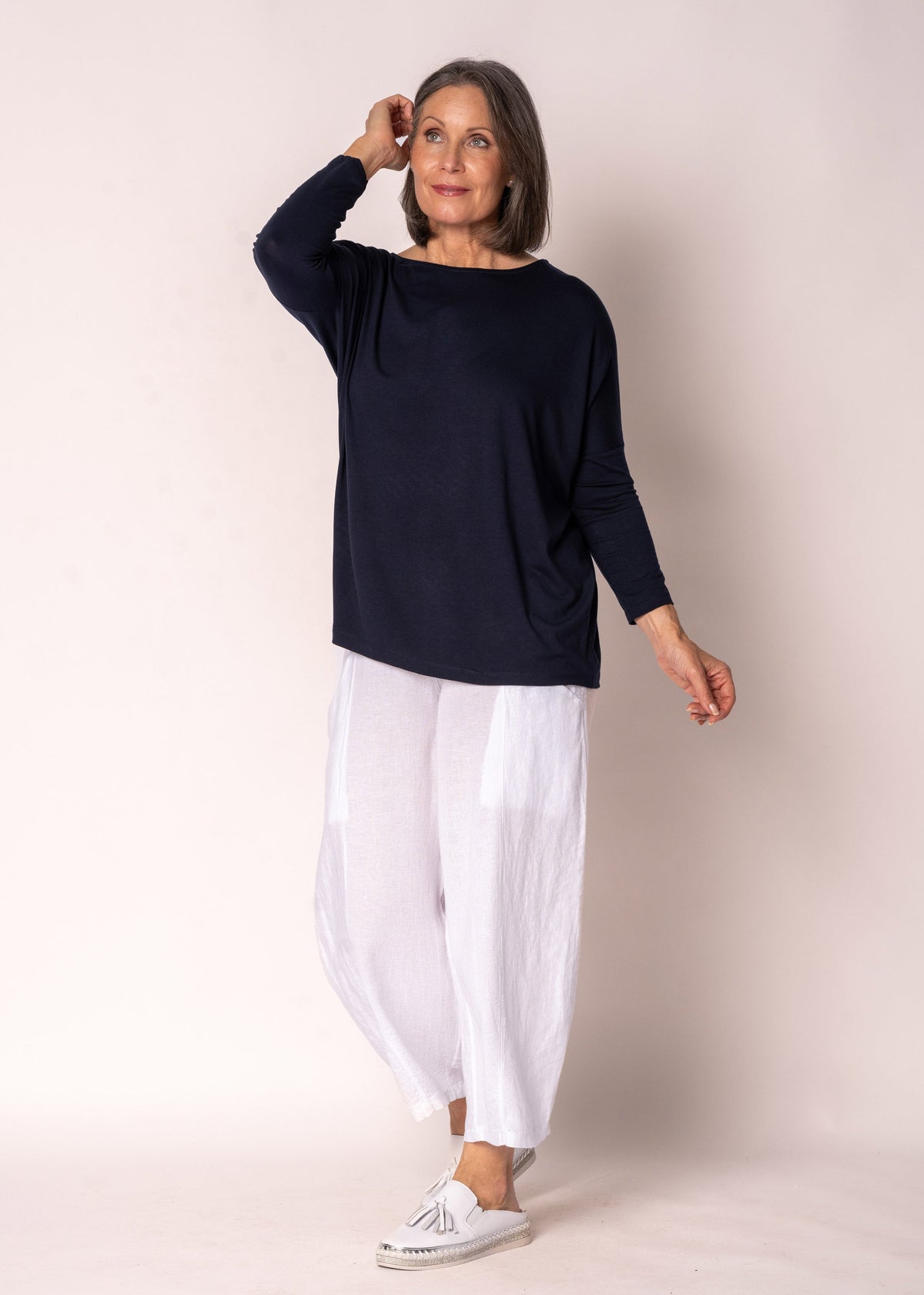 Adley Top in Navy