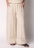 Saphina Linen Pants in Latte