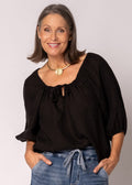 Vionna Top in Onyx