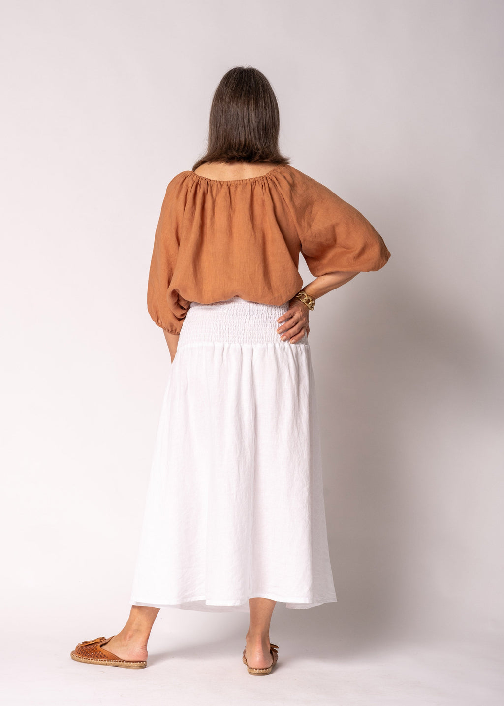 Vionna Top in Burnt Toffee