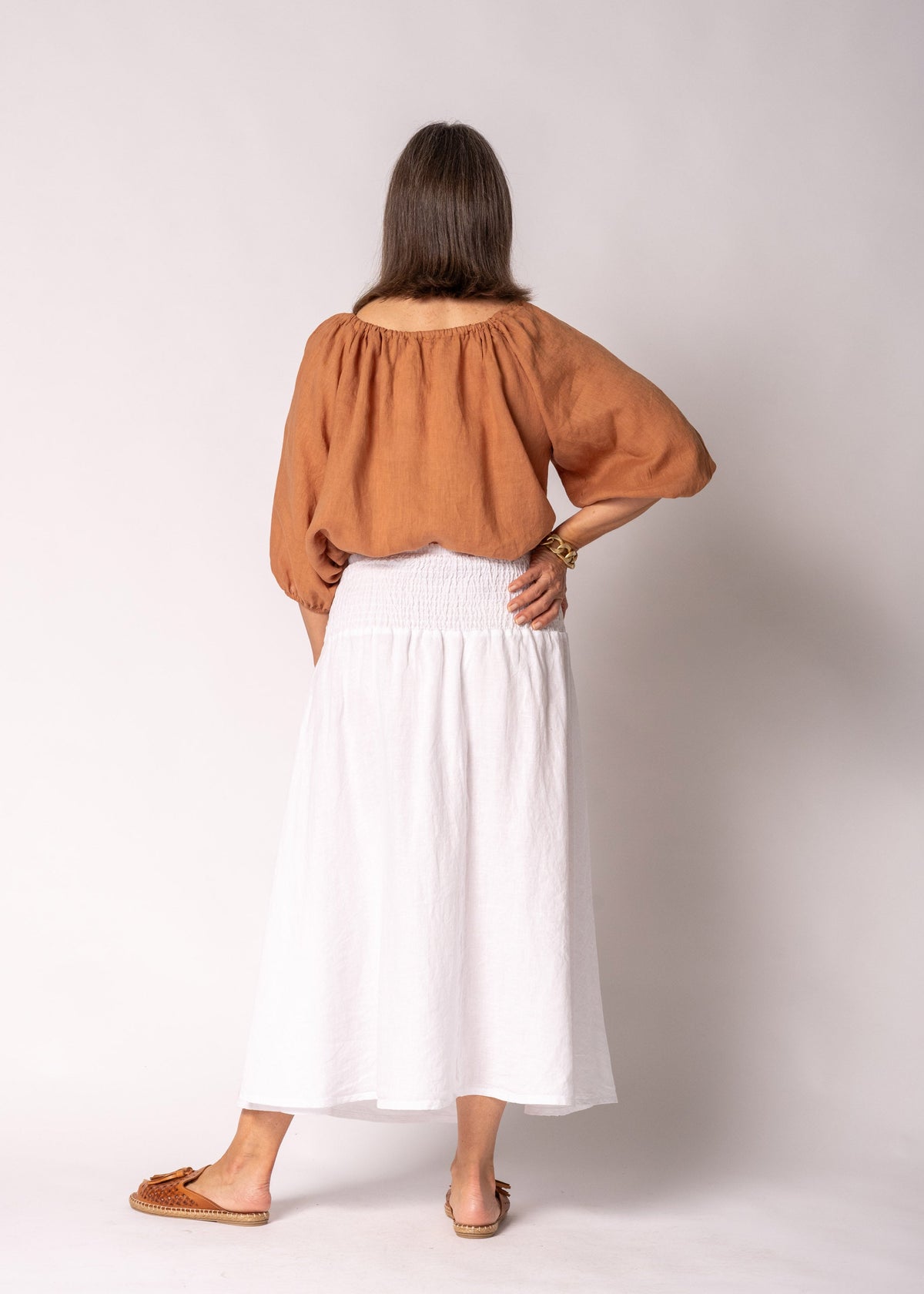 Vionna Top in Burnt Toffee