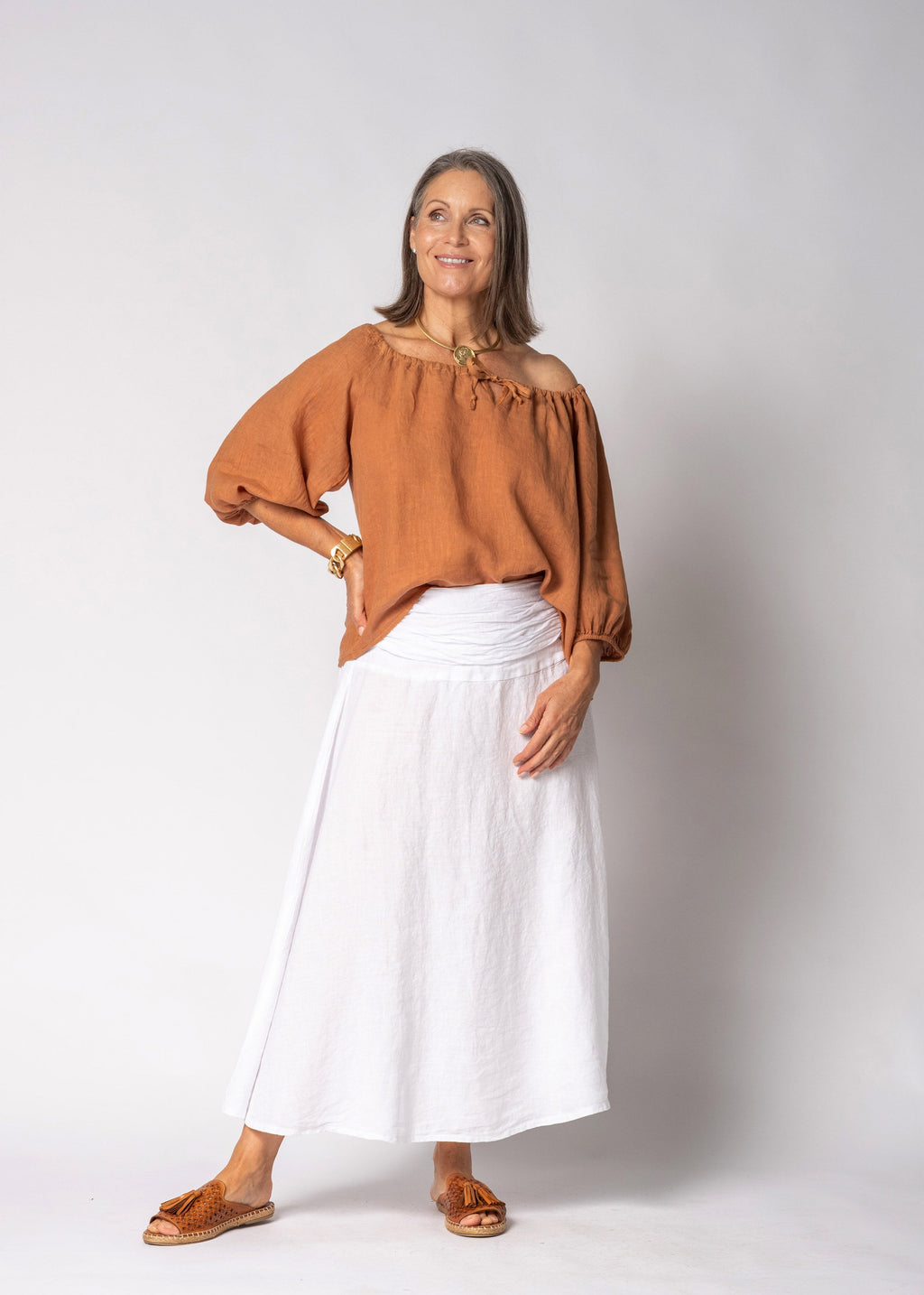 Penna Skirt in White