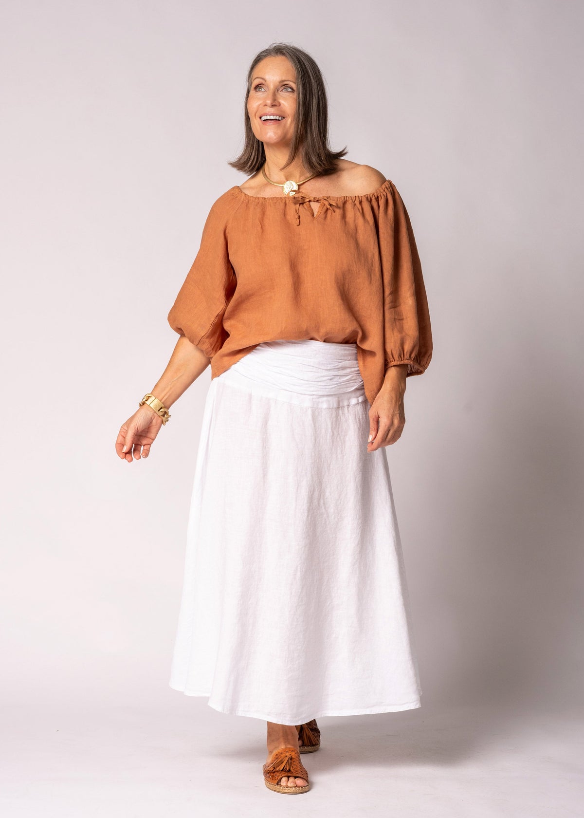Penna Skirt in White