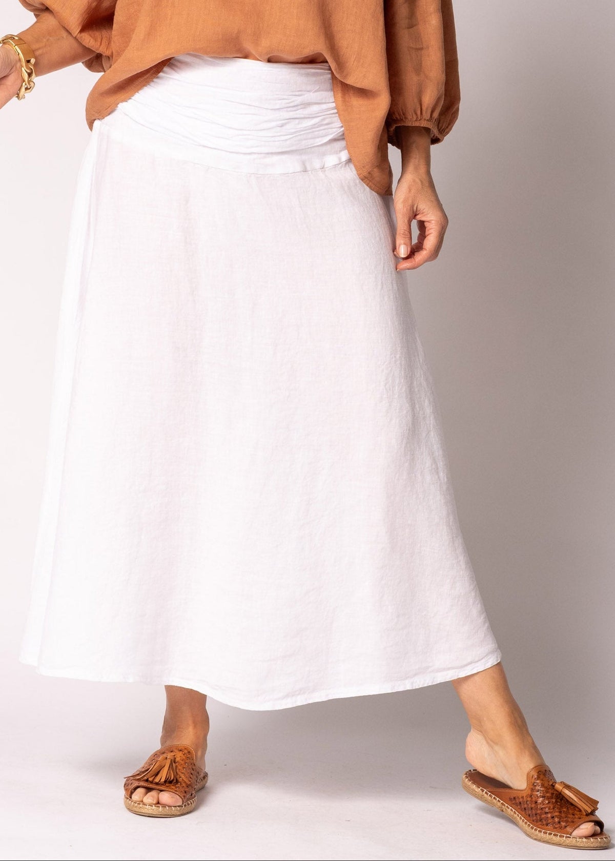 Penna Skirt in White