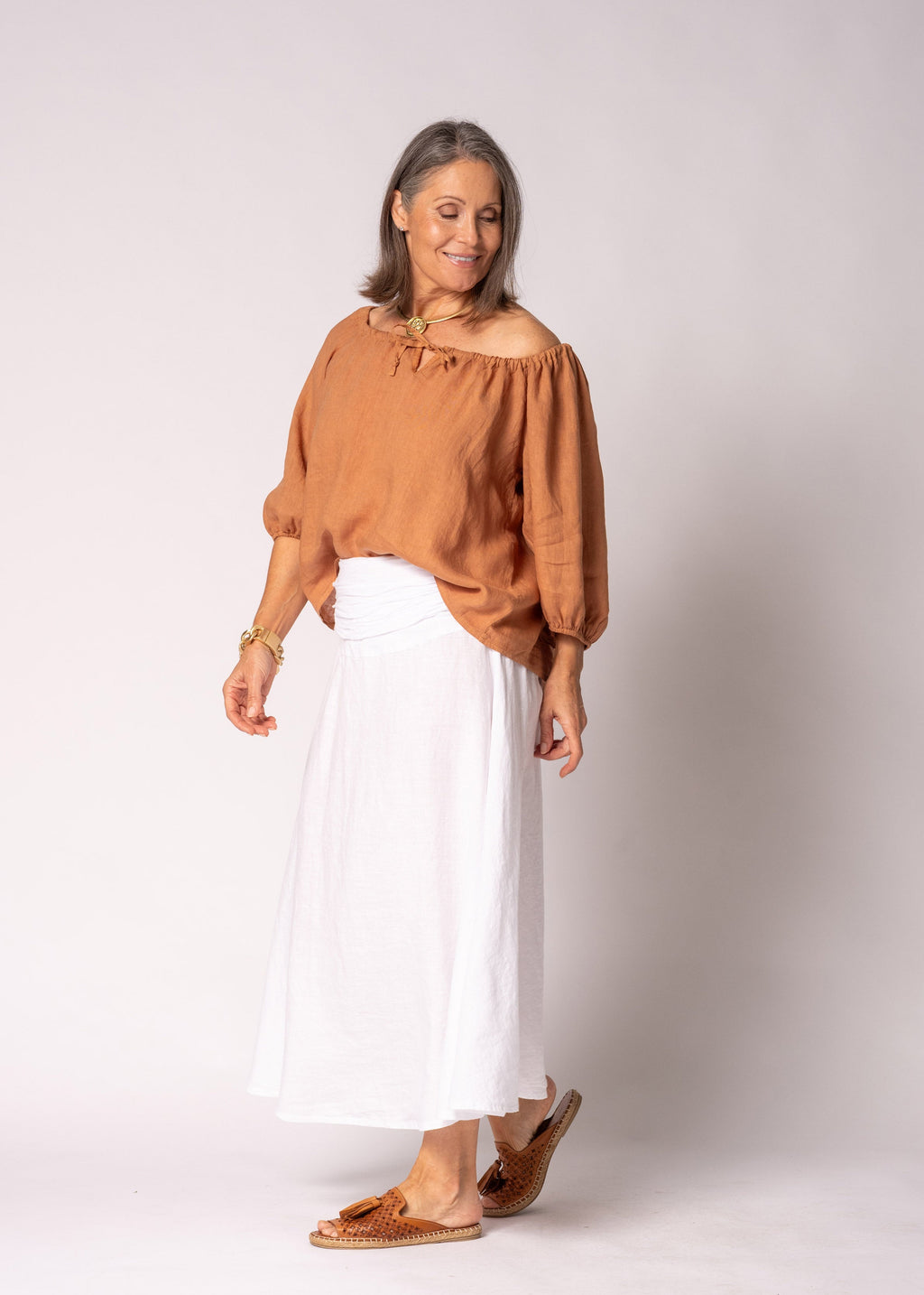 Penna Skirt in White