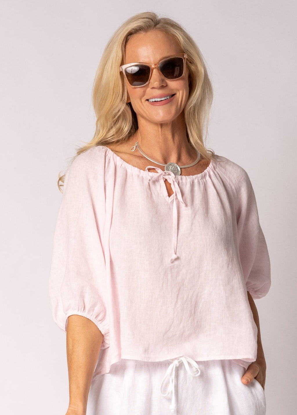 Vionna Top in Modena Pink