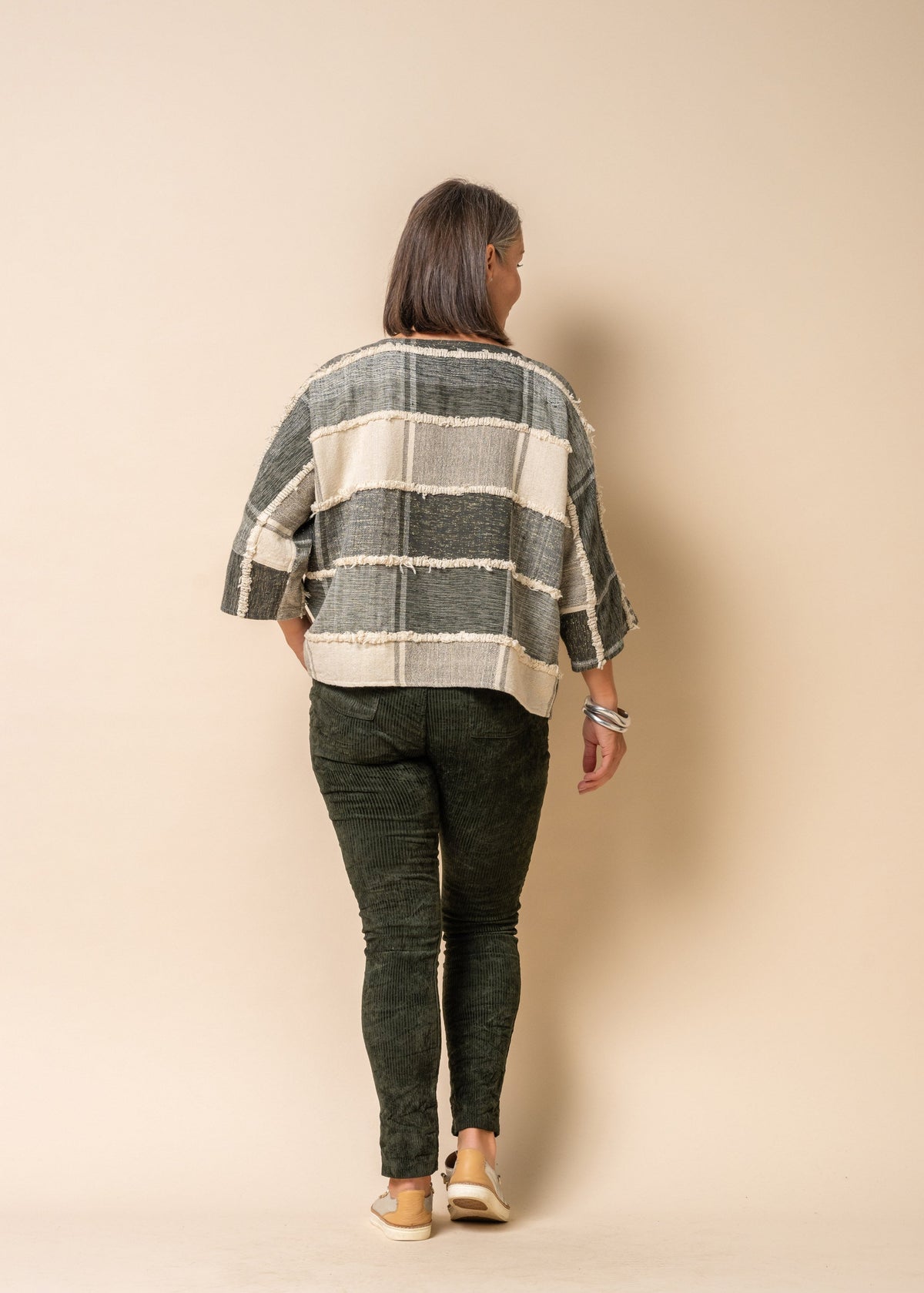 Selene Top in Khaki
