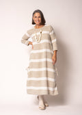 Marvel Cotton Dress in Cream