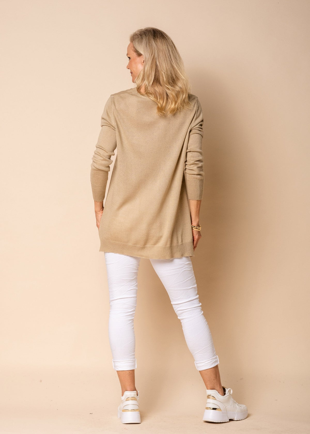 Snow Knit Top in Latte