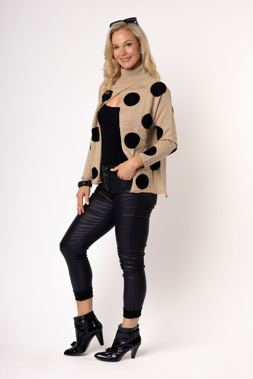 Frost Knit Top in Latte