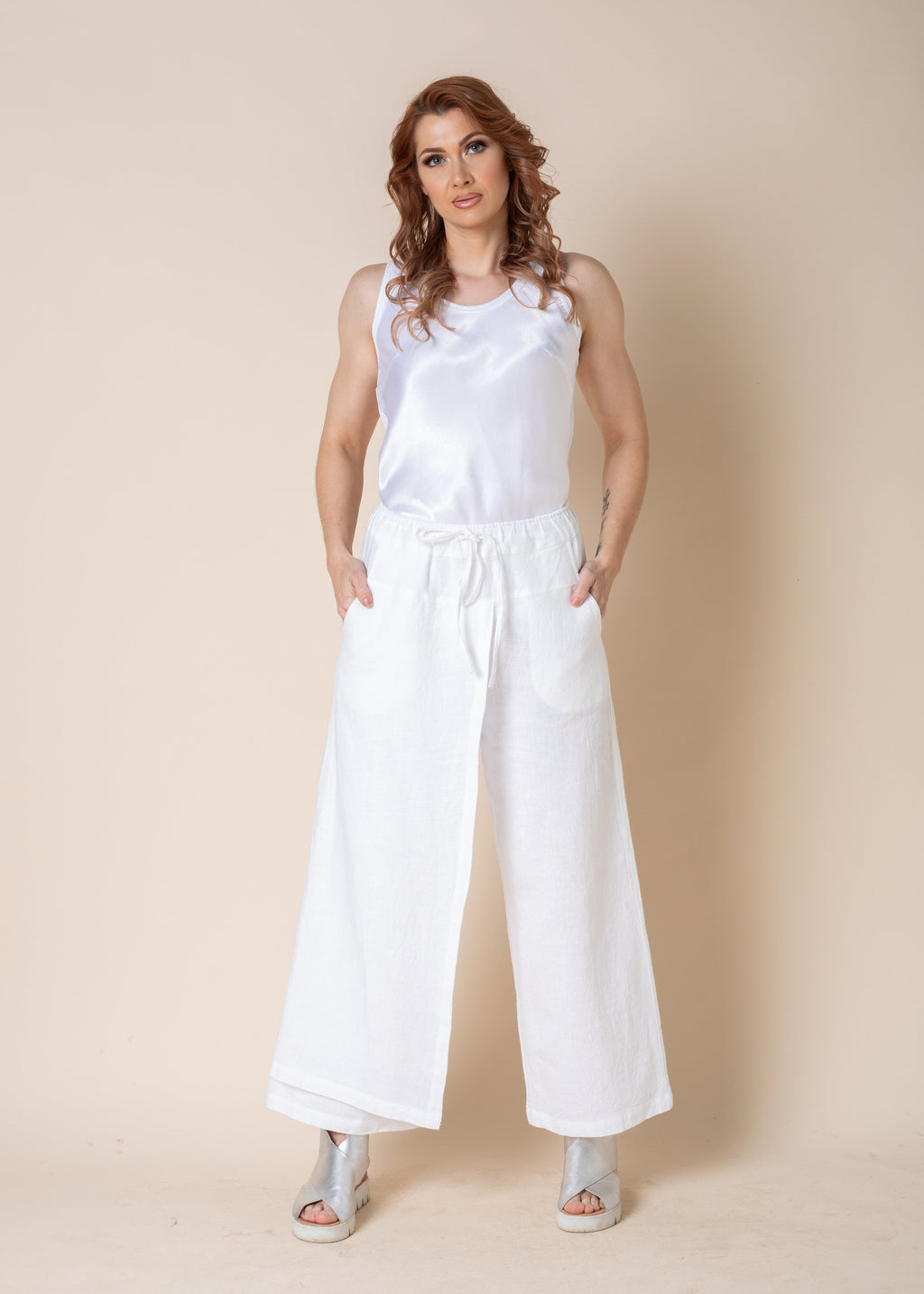 Toyah Singlet in White