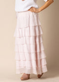 Calista Cotton Skirt in Blush