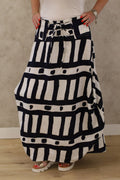 Sunday Linen Skirt in Navy
