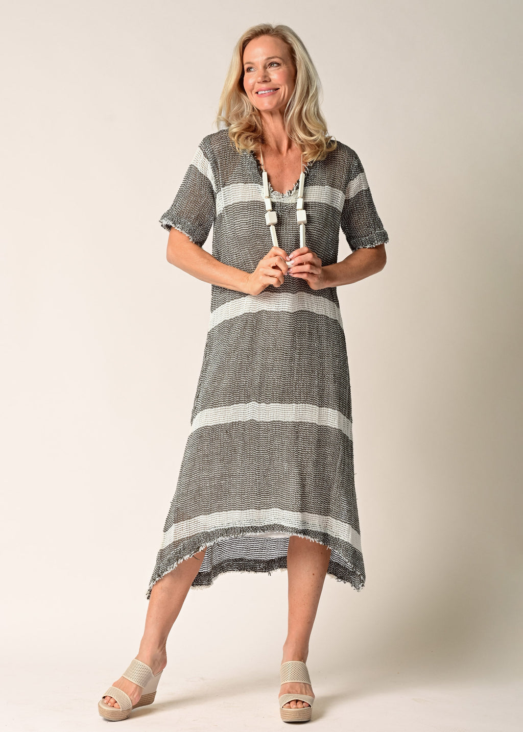 Xanthe Dress in Khaki