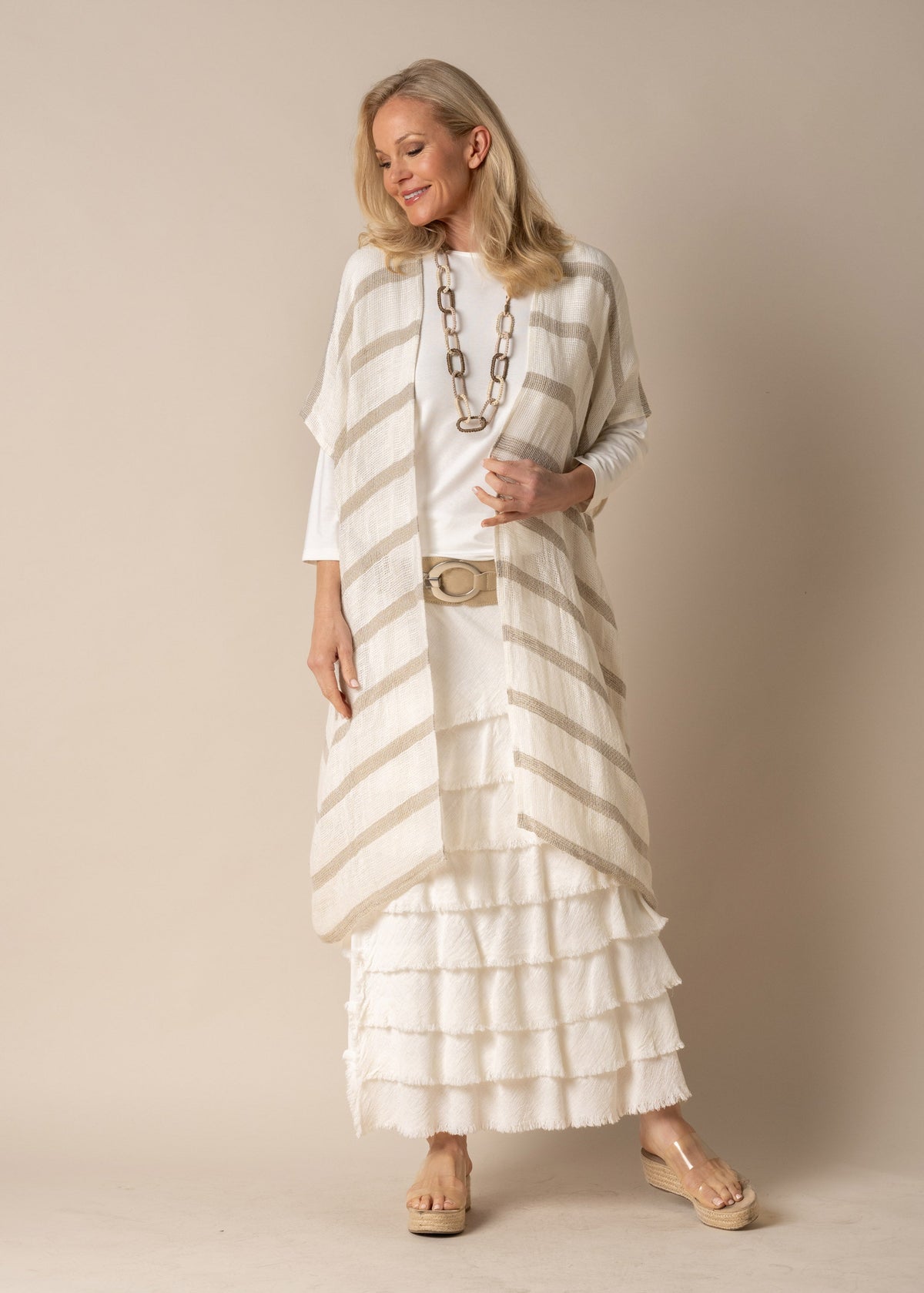 Vespera Top in Cream
