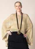 Quilla Knit Top in Gold