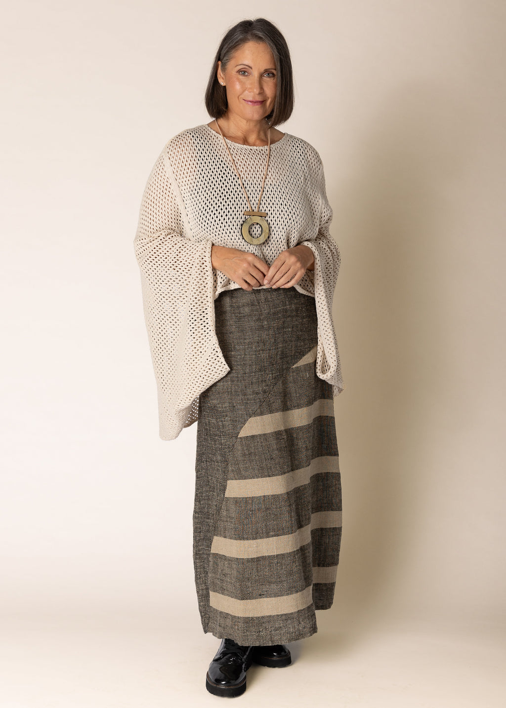 Quilla Knit Top in Latte