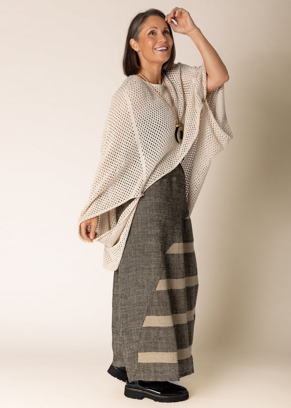 Quilla Knit Top in Latte