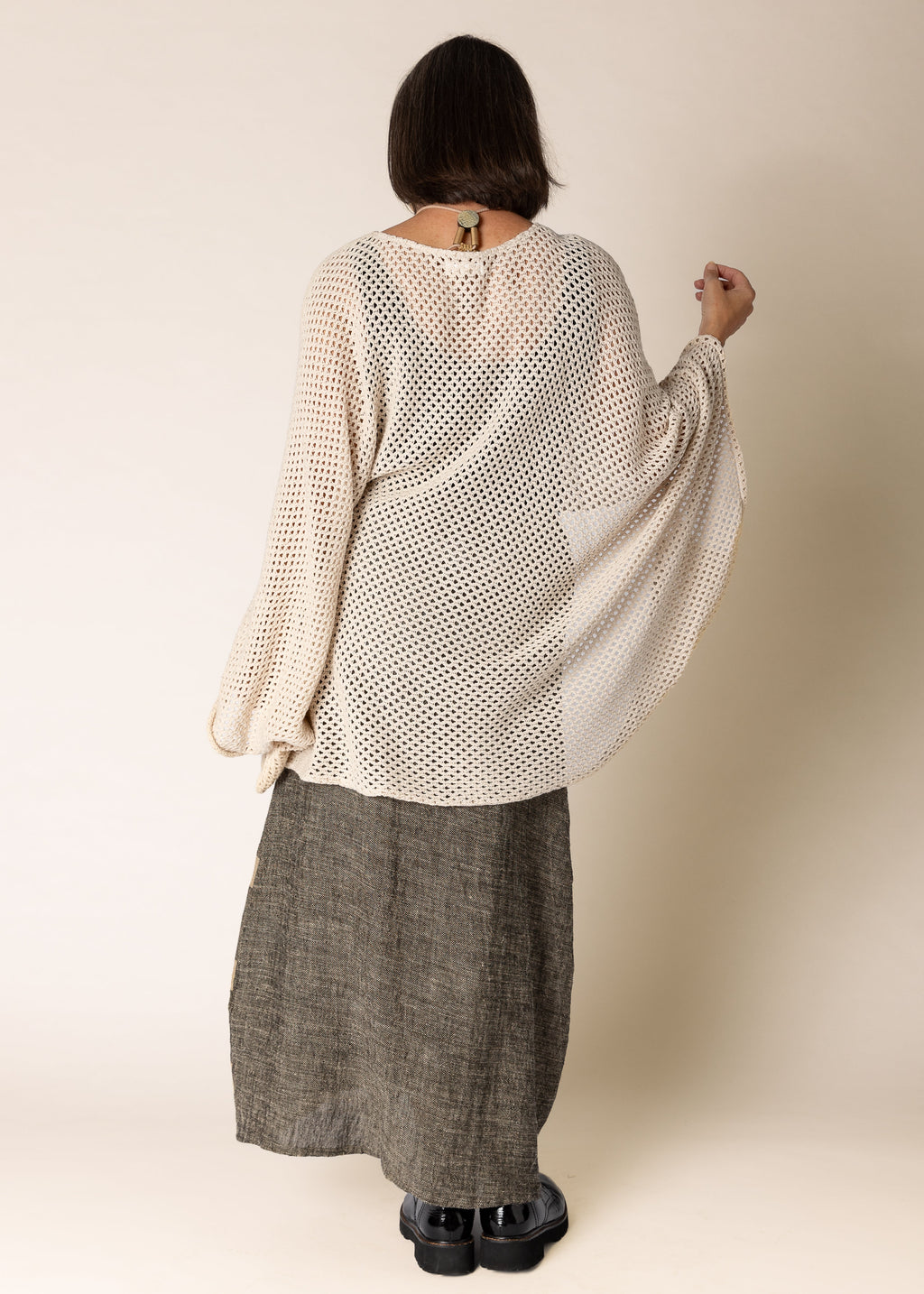 Quilla Knit Top in Latte
