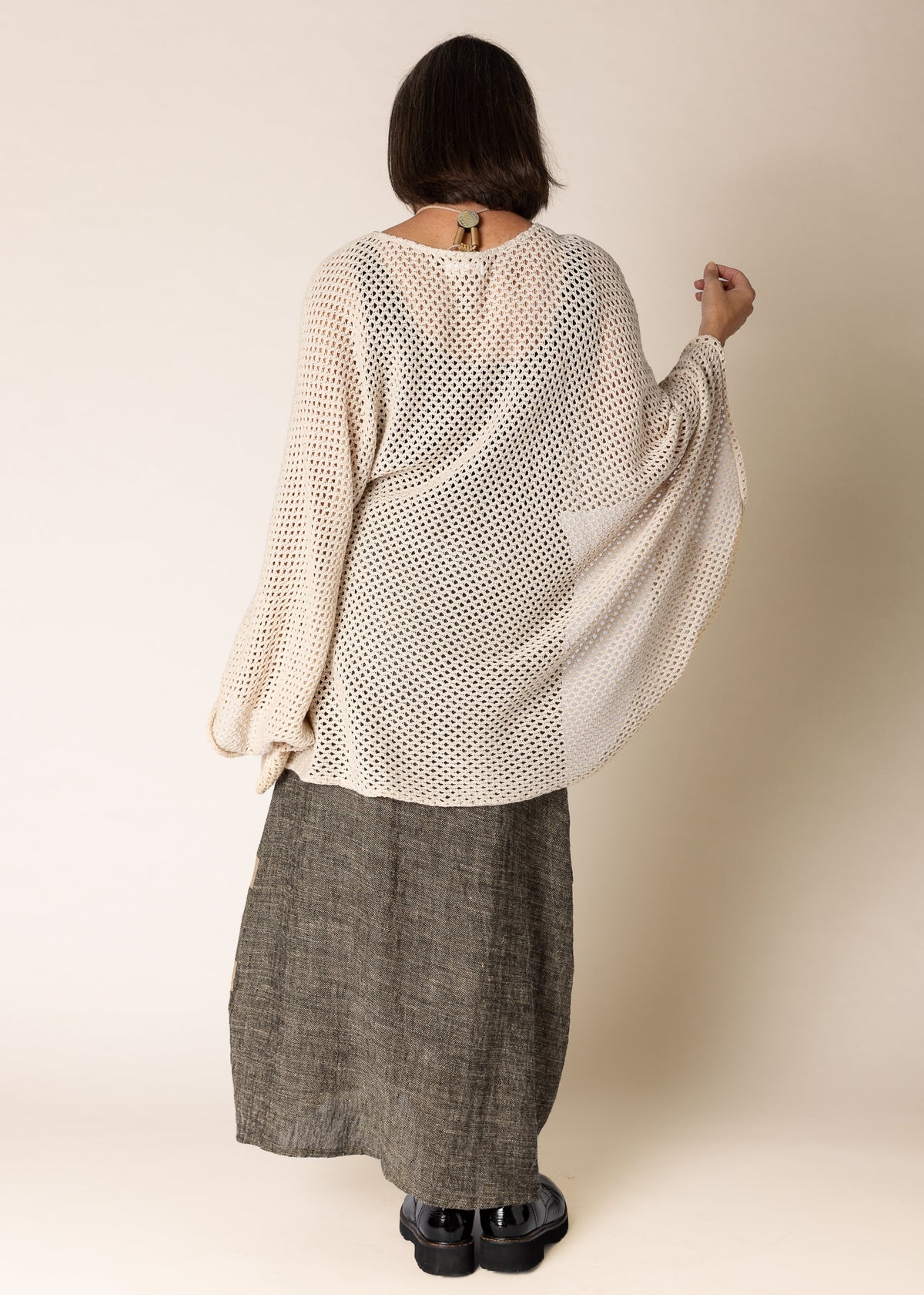 Quilla Knit Top in Latte