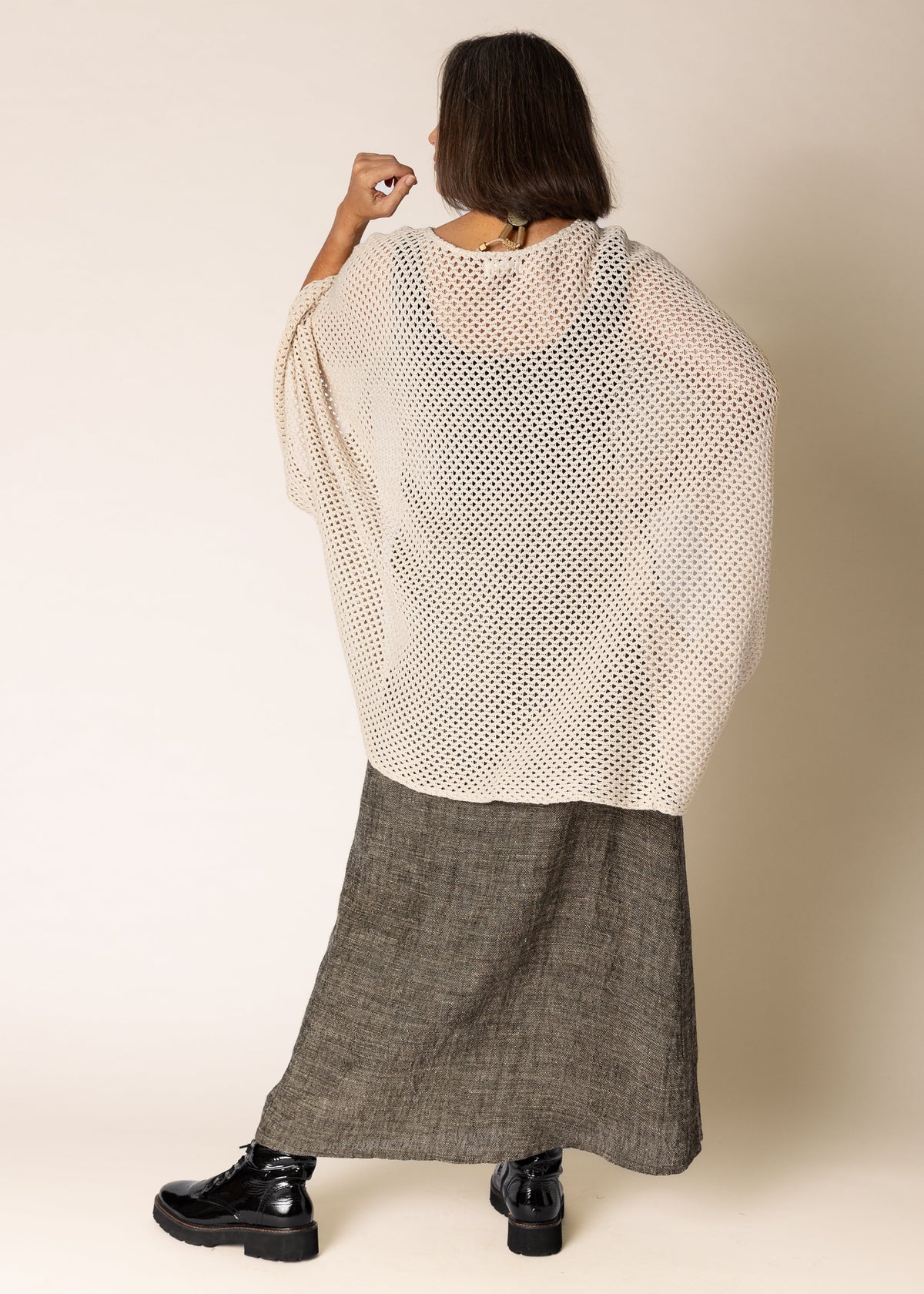 Quilla Knit Top in Latte