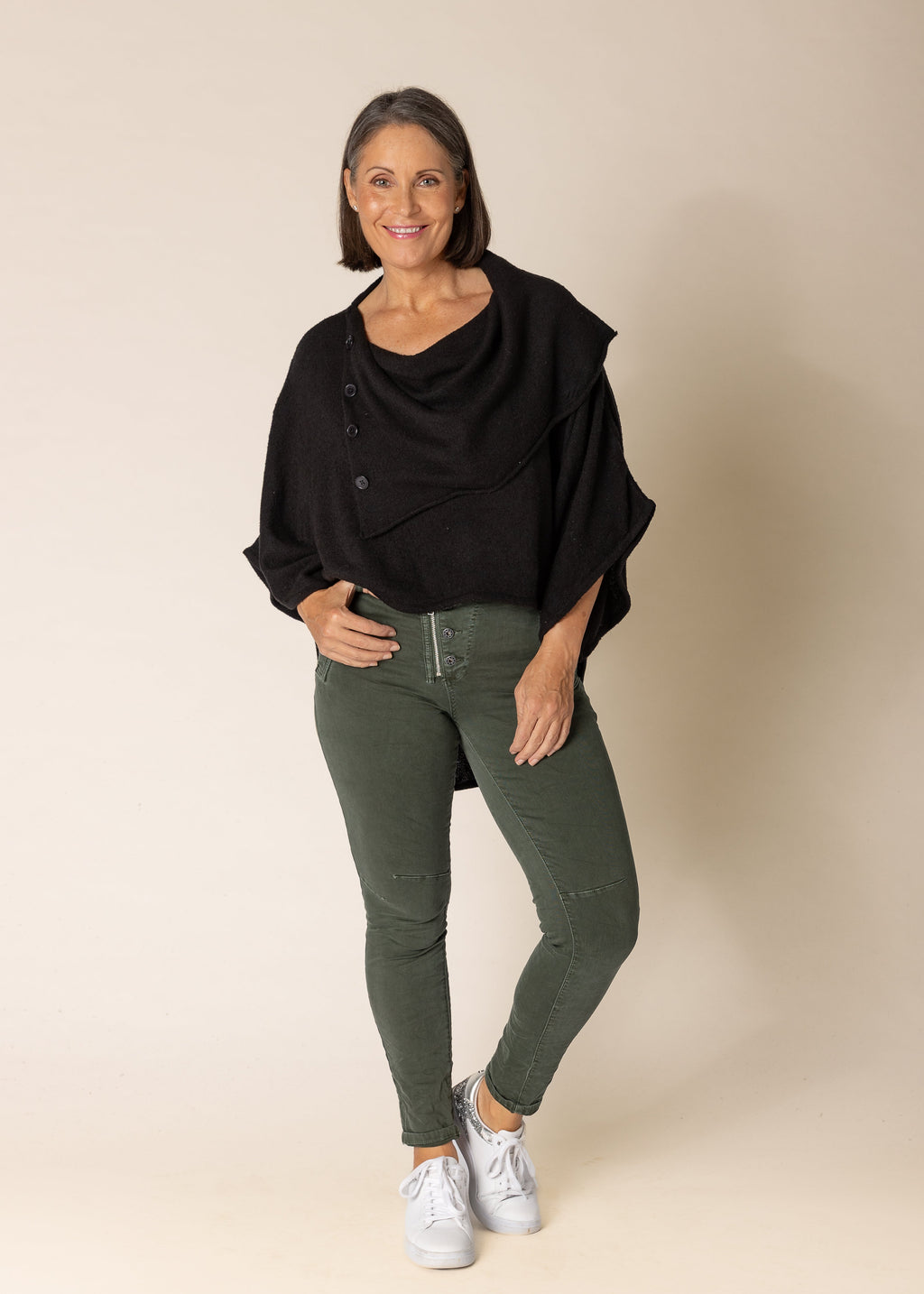 Elspeth Top in Onyx