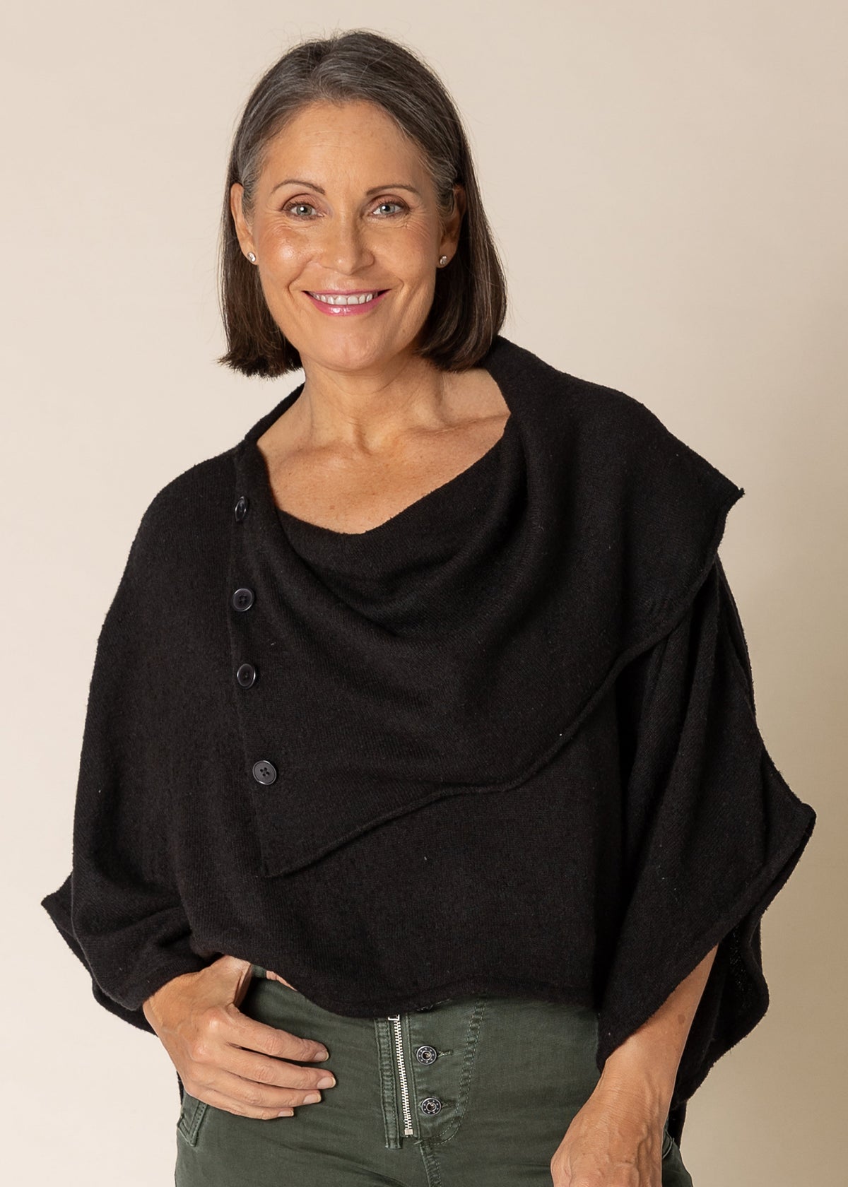 Elspeth Top in Onyx