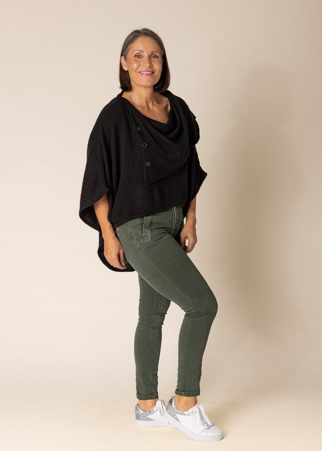 Elspeth Top in Onyx