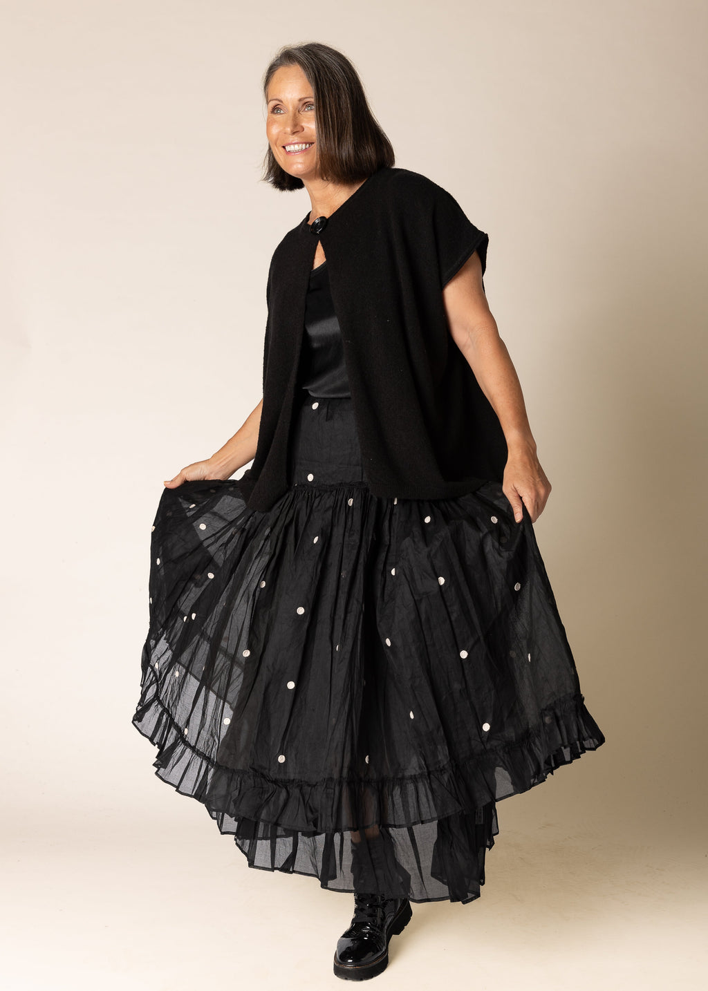 Fenella Top in Onyx