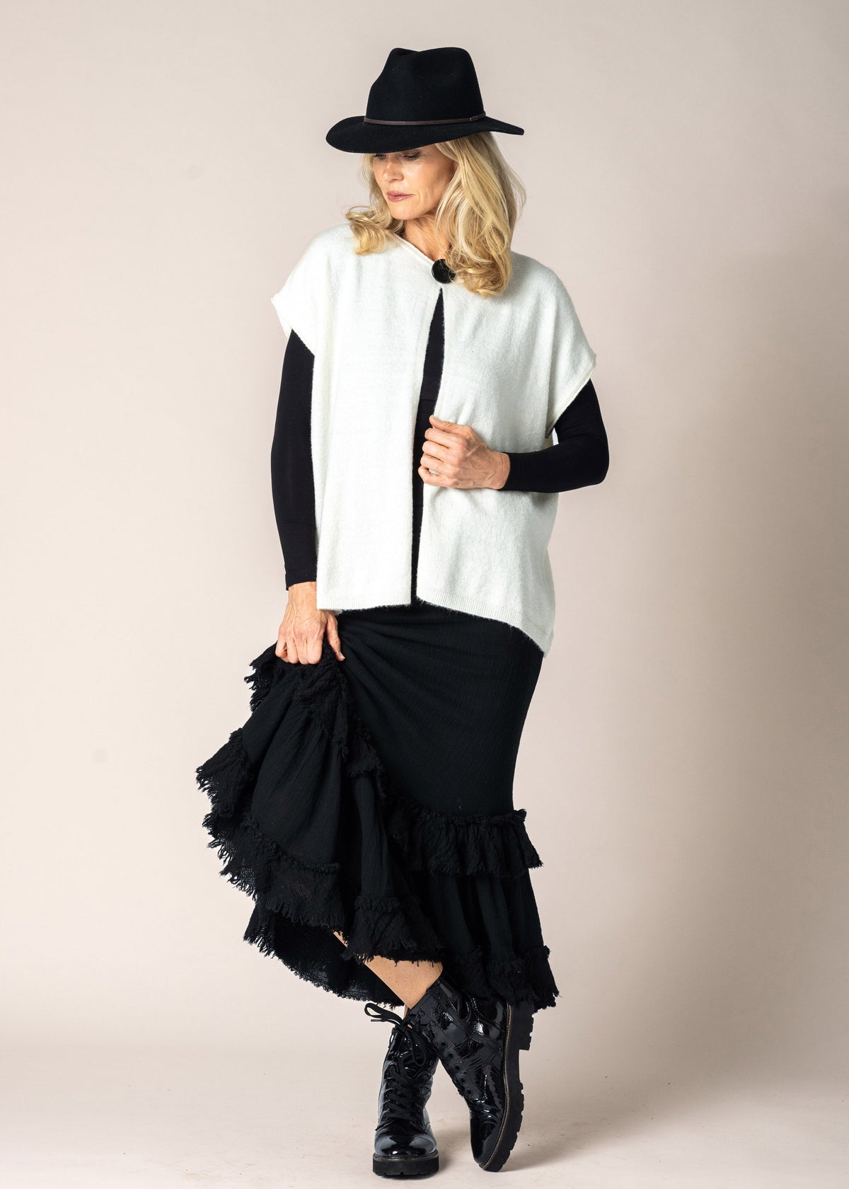 Fenella Top in Cream