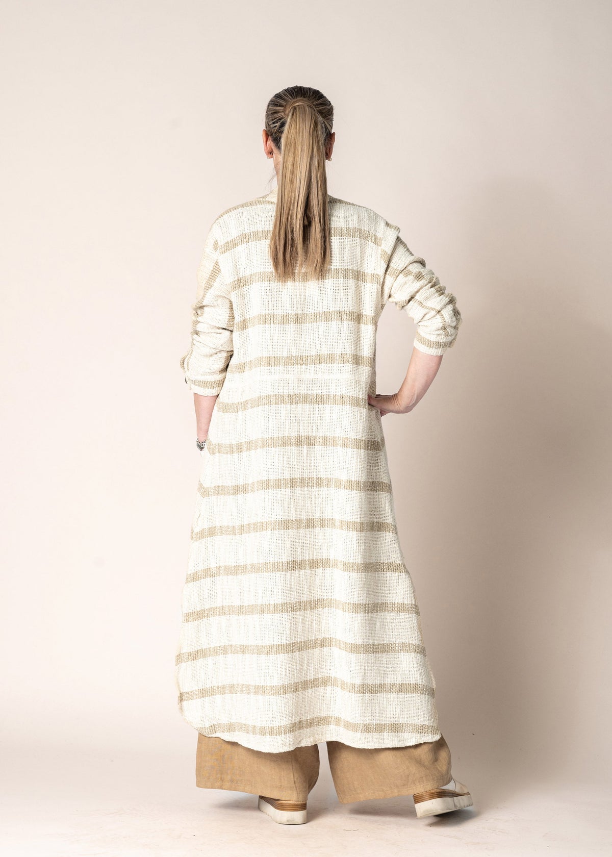 Kinsley Linen Jacket in Cream