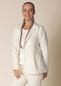 Lilou Linen Top in Cream