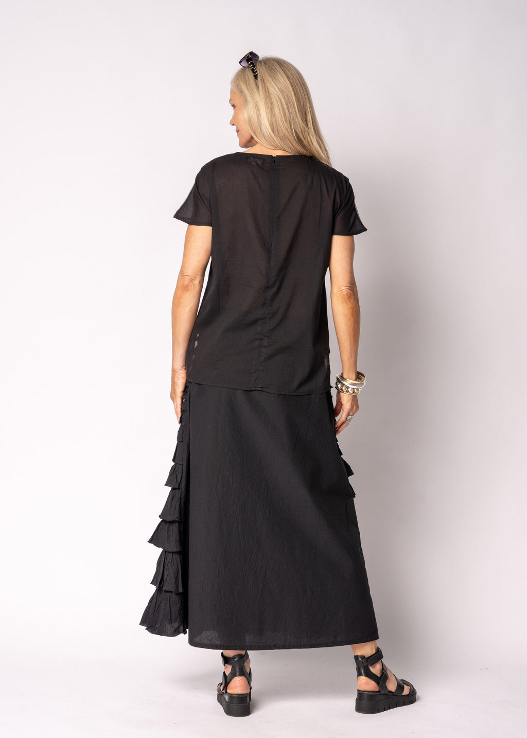 Eden Cotton Top in Onyx