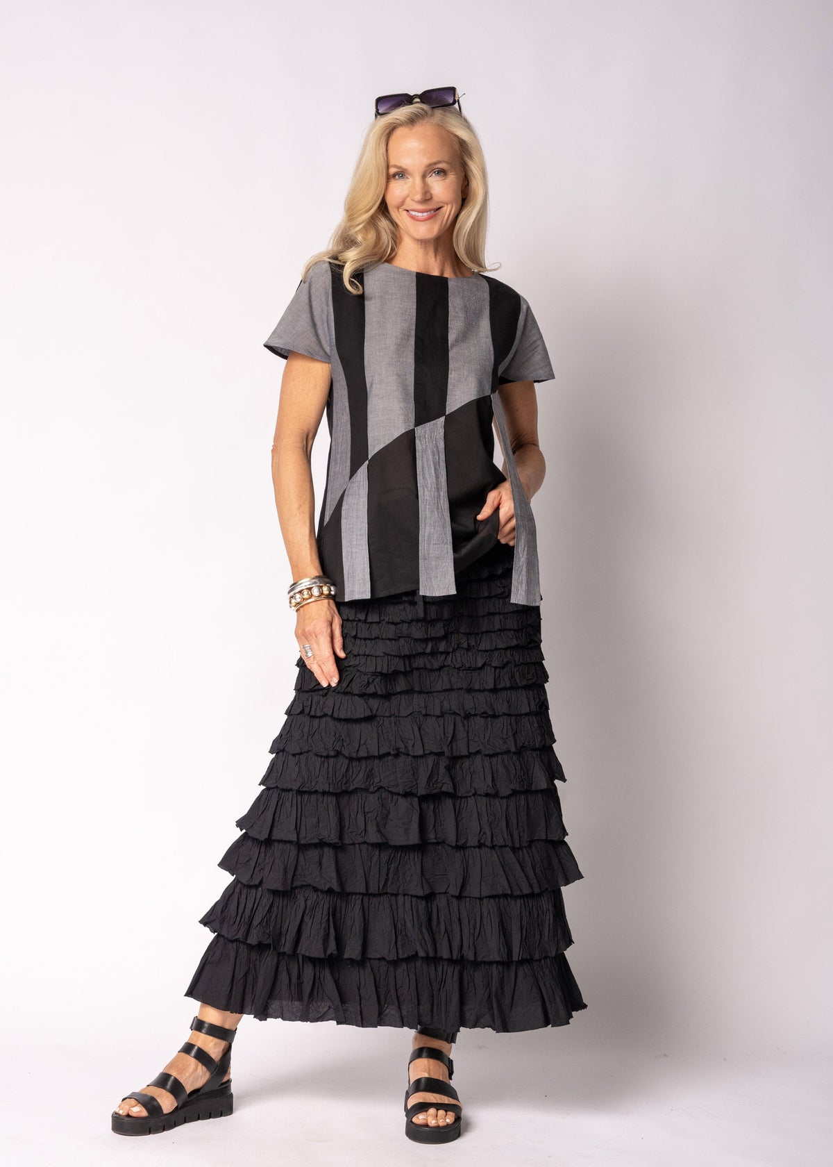 Eden Cotton Top in Onyx