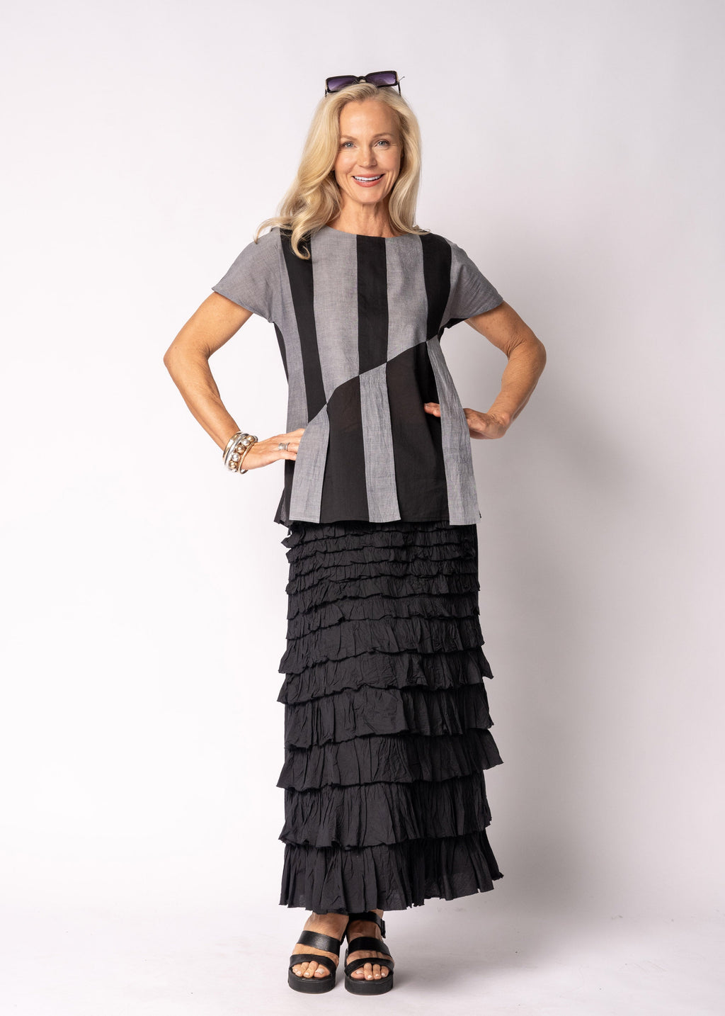 Eden Cotton Top in Onyx