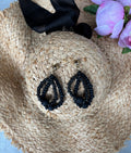 Aila Earrings in Onyx