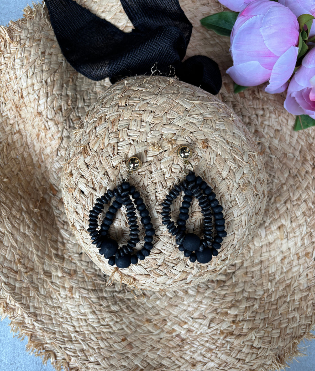 Aila Earrings in Onyx